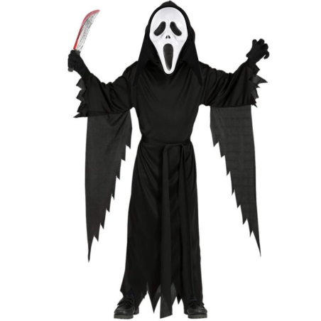 Disfraz de Scream Niño - Mascara Ghotface - Disfraces Halloween