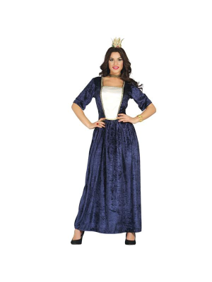 Acheter Costume de Dame Médiévale Bleu pour seulement 18.00€ – Atelier de costumes en ligne
