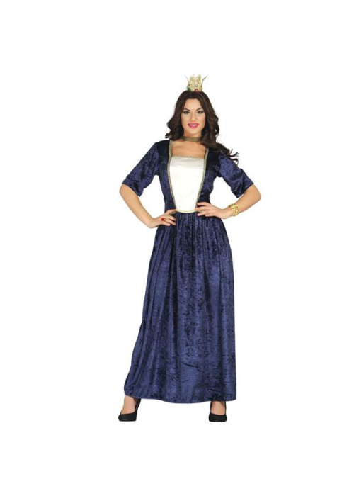 Disfraz de Dama Medieval Azul - Disfraces Medievales para Mujer