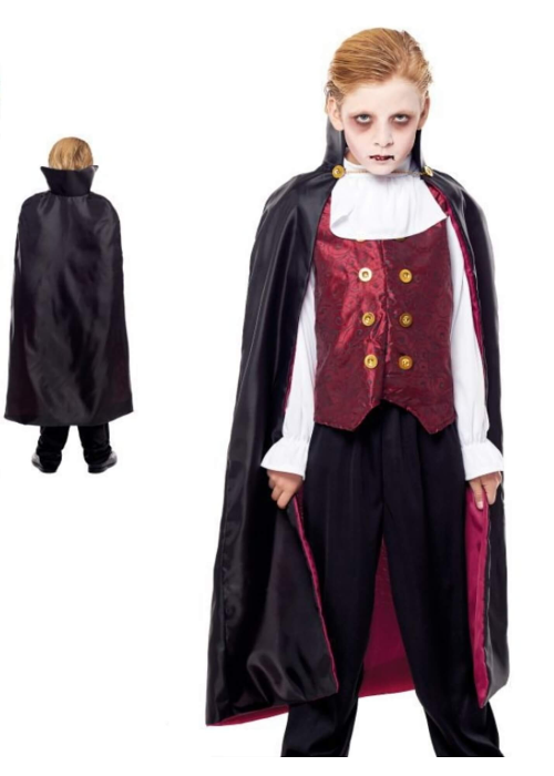 Disfraz de Vampiro Rojo Infantil