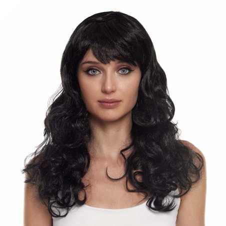 Perruca Ondulat Negre