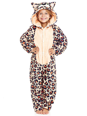 Disfraz de Leopardo Pijama Peluche Infantil