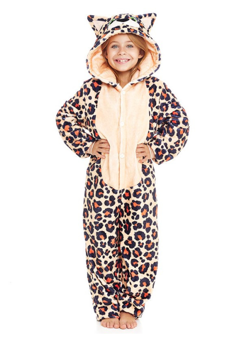 Disfraz de Leopardo Pijama Peluche Infantil