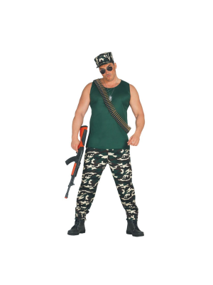 Disfraz de Militar con Camiseta - Disfraces Militares Adultos