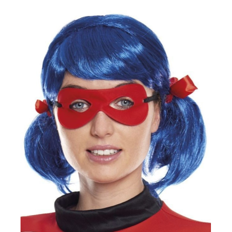 Peluca Lady Coletas Azules