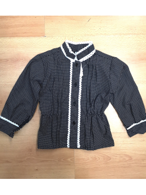 Camisa Casera Motas Negra Infantil - Blusones, Camisas y Camisetas Regionales