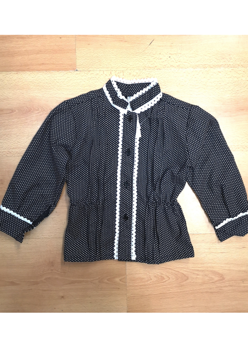 Camisa Casera Motas Negra Infantil - Blusones, Camisas y Camisetas Regionales