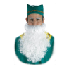 Barba Rizada Blanca