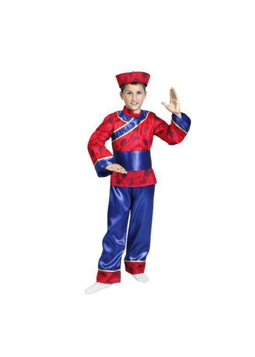 Disfraz de Chino Azul Infantil