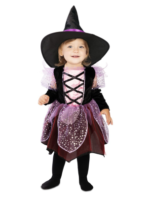 Disfraz de Bruja Rosa Bebe
