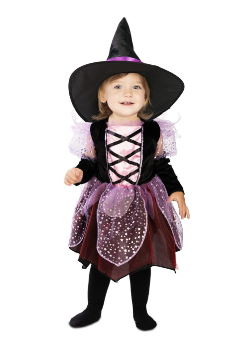 Disfraz de Bruja Rosa Bebe
