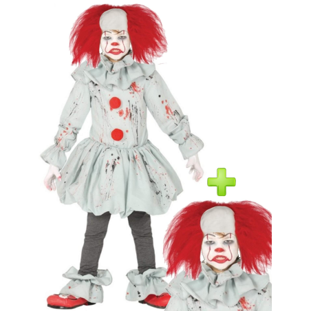 Disfraz de Payaso Asesino It para niño - Disfraces Pennywise