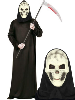 Disfraz de Esqueleto Tunica para Hombre - Disfraces Halloween Calaveras