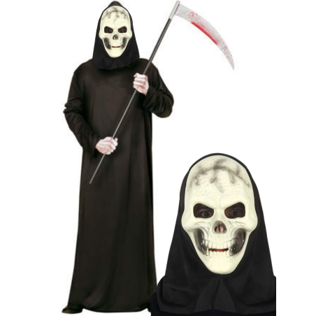 Disfraz de Esqueleto Tunica para Hombre - Disfraces Halloween Calaveras