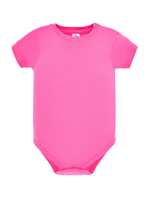 Body Fucsia Manga Corta Bebe