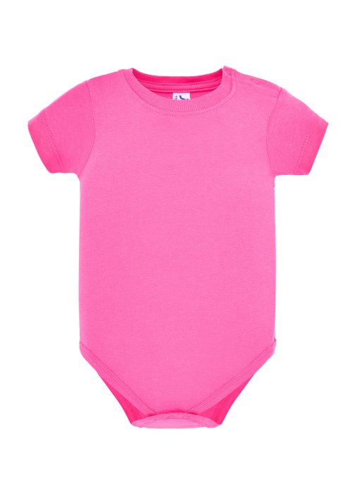 Body Fucsia Manga Corta Bebe