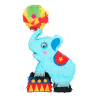 Piñata Elefante de Circo
