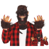 Guantes de Hombre Lobo con Pelo