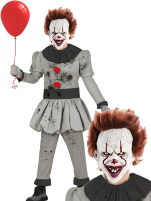Disfraz de Payaso Asesino It adulto - Disfraces Pennywise