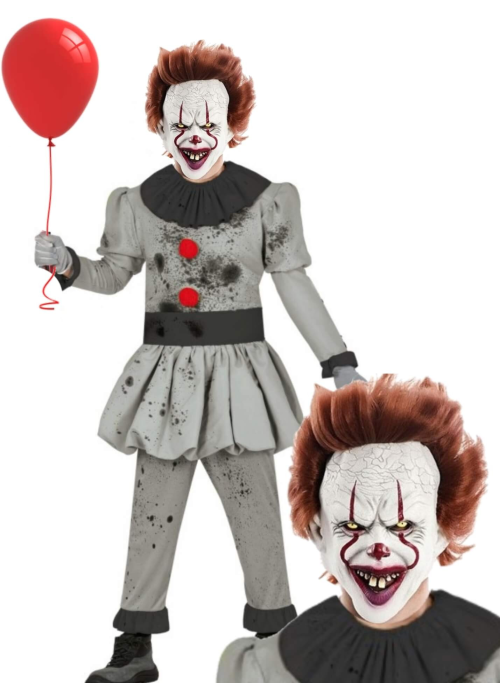 Disfraz De Payaso Asesino IT Hombre - Disfraces de Halloween Pennywise