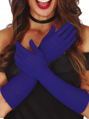 Guantes Largos Azules