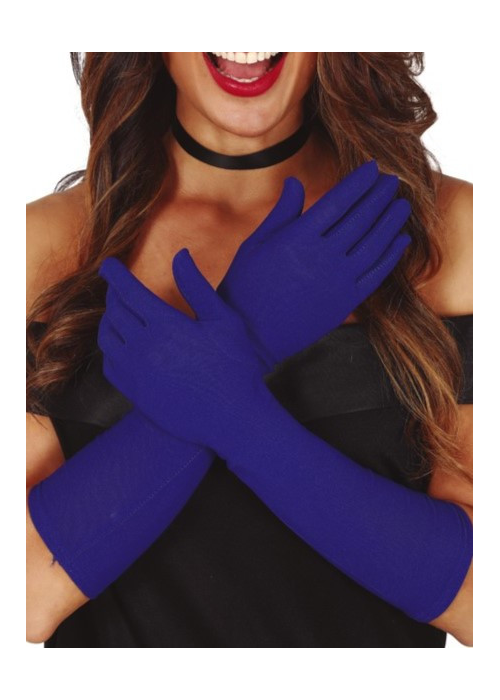 Guantes Largos Azules