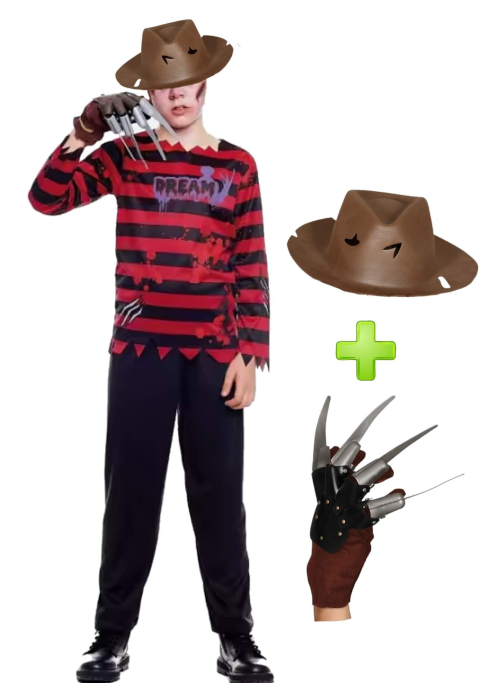 Disfraz de Freddy Infantil talla 10