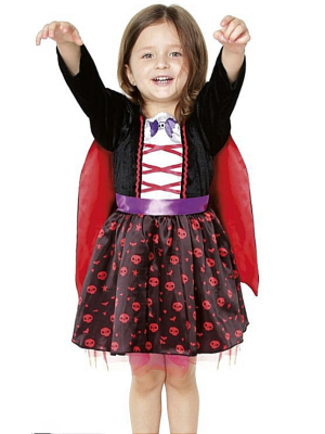 Disfraz de Vampiresa Clasica para Bebe - Disfraces Halloween Vampiros