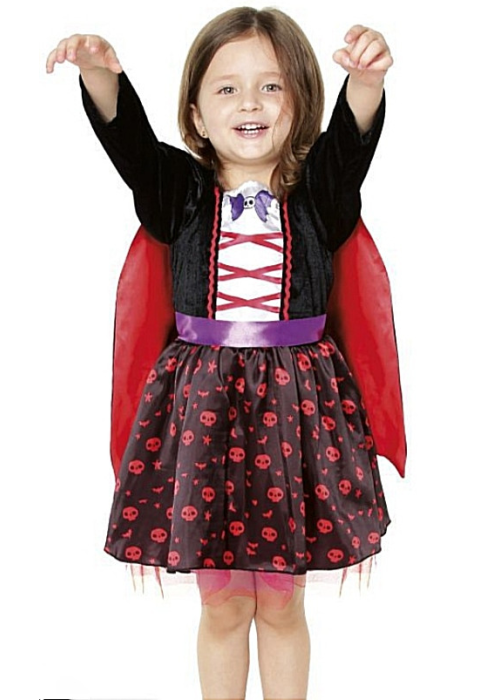Disfraz de Vampiresa Clasica para Bebe - Disfraces Halloween Vampiros