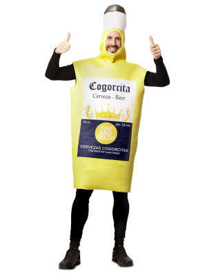 Disfraz de botella de Cerveza Cogorcita