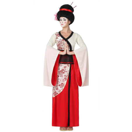 Disfraz de Geisha Flores
