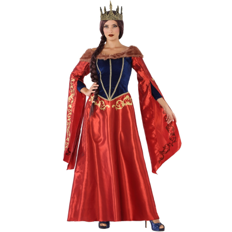 El Vestit De La Reina Medieval Blau