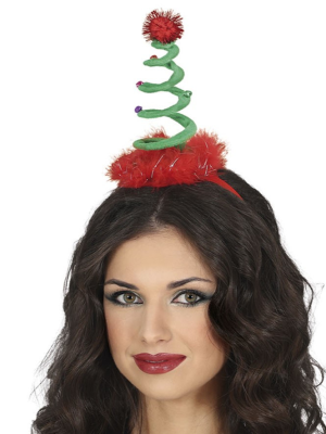 Diadema Arbol de Navidad Espiral