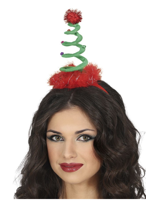 Diadema Arbol de Navidad Espiral