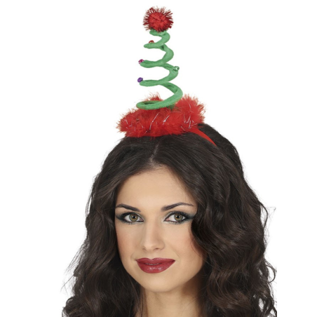 Diadema Arbol de Navidad Espiral