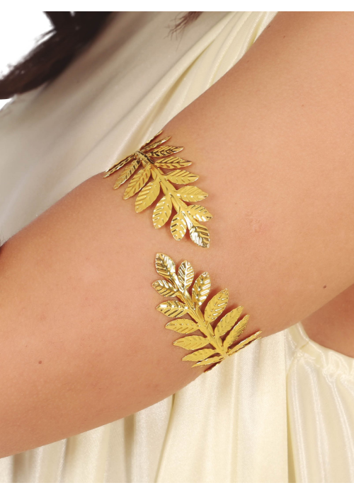 Brazalete Hojas Dorado
