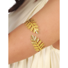 Brazalete Hojas Dorado