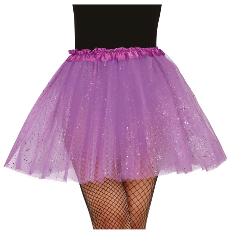 Tutu Purpurina Morado 40cm barato – Tienda online de Tutu Purpurina Morado 40cm