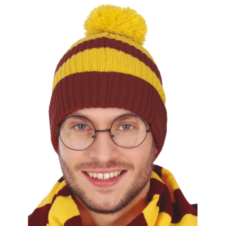 Gorro estudiante de Magia con Pom Pom