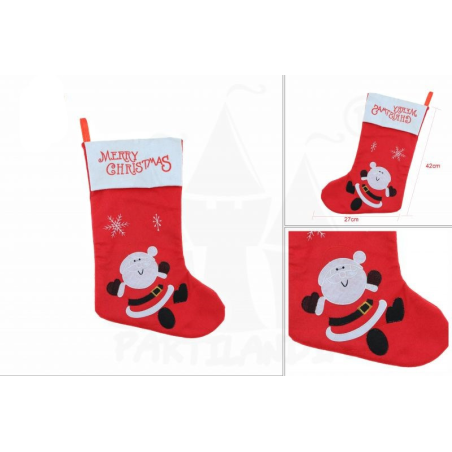 Calcetin navidad Papa Noel