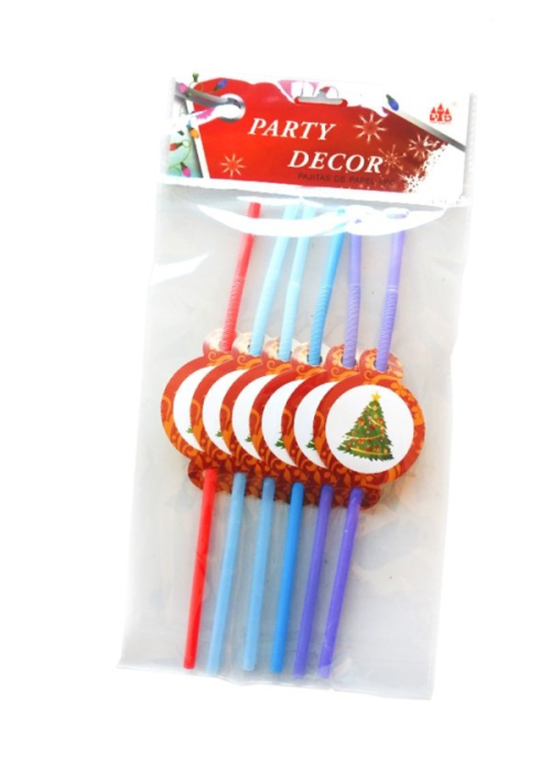 Pajitas Navideñas Arbol