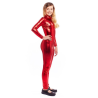 Malla Color Roja Metalizada Infantil - Disfraz Umpa Luma Niños