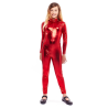 Malla Color Roja Metalizada Infantil - Disfraz Umpa Luma Niños
