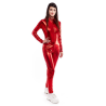 Malla Color Roja Metalizada - Disfraz Umpa Lumpa 