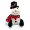 Muñeco de Nieve Sentado