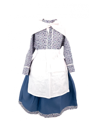 Conjunto Casera Infantil Azul Oscuro Laida - Trajes Neska - Baserritarra Niña