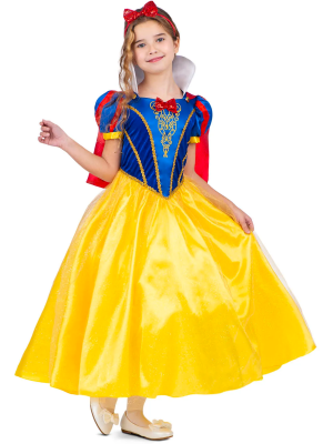 Disfraz de Blanca Princesa de las Nieves con Tul