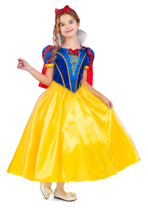Disfraz de Blanca Princesa de las Nieves con Tul