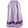 Falda Casera Rayas Morada y Gris con Eguzkilore - Faldas Regionales, Enaguas y Pololos