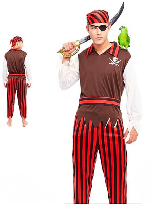 Disfraz de Pirata Rayas